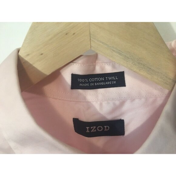 IZOD Men's Long Sleeve Casual Dress Shirt - Size:‎ Lg 16 1/2 32/33 - Picture 3 of 5